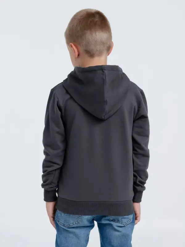 Худи детское Kirenga Kids 2.0, темно-серое (графит), 6 лет
