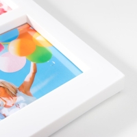 Мультирамка "СЕМЬЯ" коллаж на 4 фото 10х15 см, белый Мультирамка "СЕМЬЯ" коллаж на 4 фото 10х15 см, белый