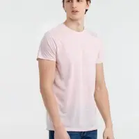 Футболка мужская приталенная Regent Fit розовый меланж, размер M