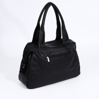 Сумка-саквояж Vita на молнии, цвет чёрный Сумка-саквояж Vita на молнии, цвет чёрный