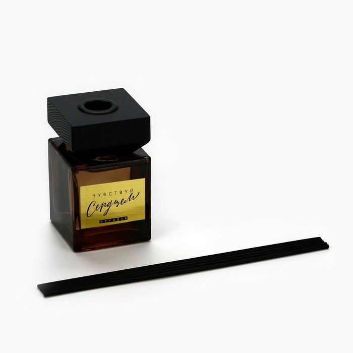 Диффузор ароматический палочки, ароматизатор для дома &laquo;Аромадиффузор: Чувствуй сердцем&raquo;, аромат орхидея, 150 мл.