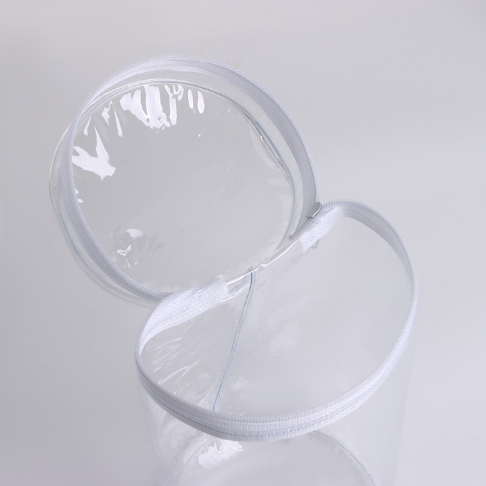 Косметичка на молнии, цвет прозрачный