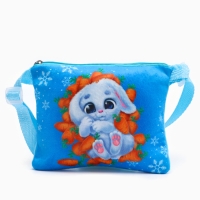 Новогодняя детская сумка &laquo;Зайка в морковке&raquo;, 18&times;16 см, на новый год