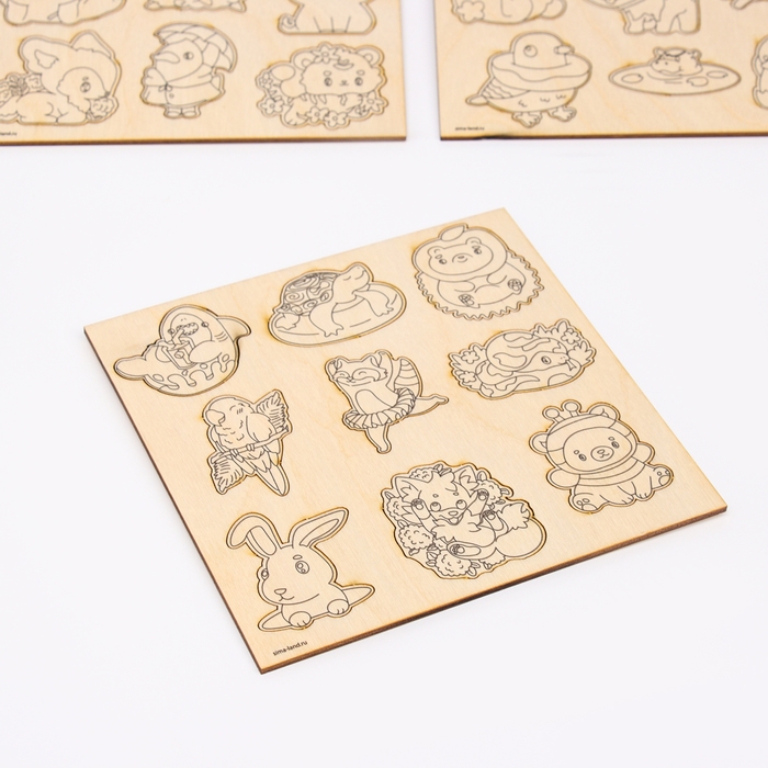 Заготовки для творчества &laquo;Зверята&raquo;, 27 шт