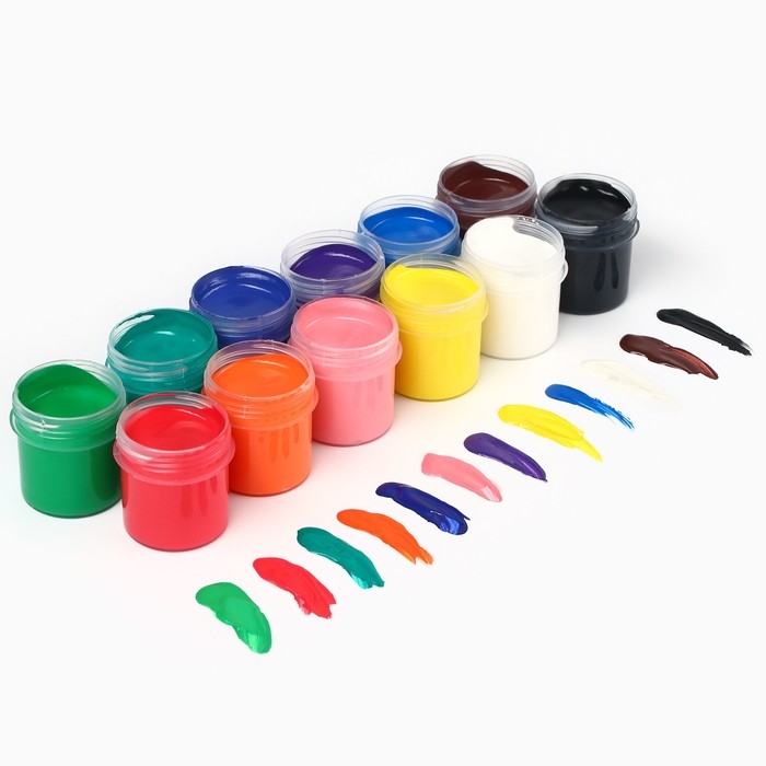 Гуашь 12 цветов по 10 мл, &laquo;Кошечка Мари&raquo;, Коты Аристократы