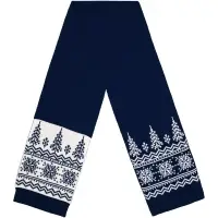 Шарф Elnik, синий с молочно-белым Шарф Elnik, синий с молочно-белым