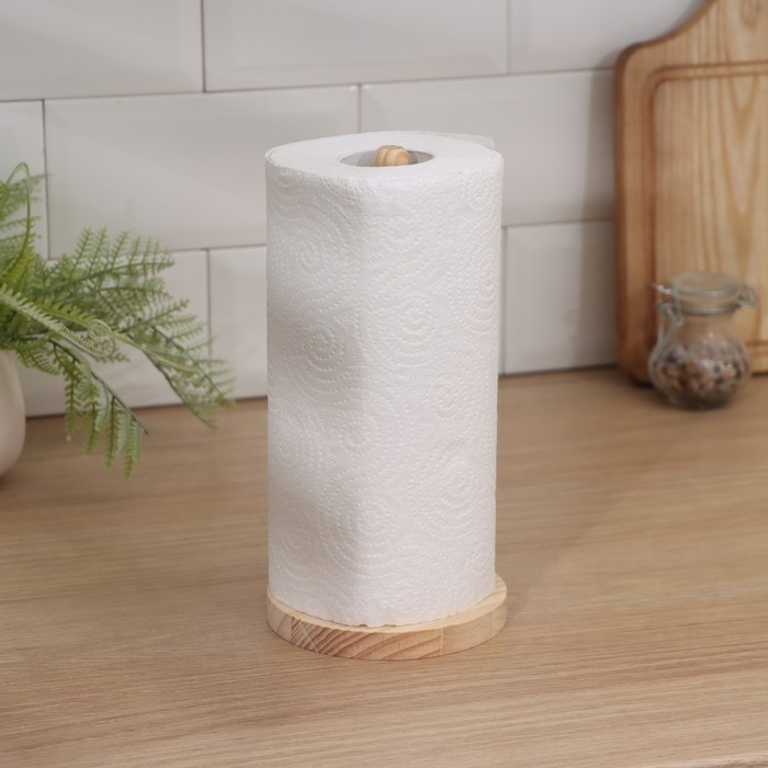 Держатель для бумажных полотенец, сосна Держатель для бумажных полотенец, сосна