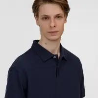 Рубашка поло унисекс Pacific, кобальт (темно-синяя), размер M