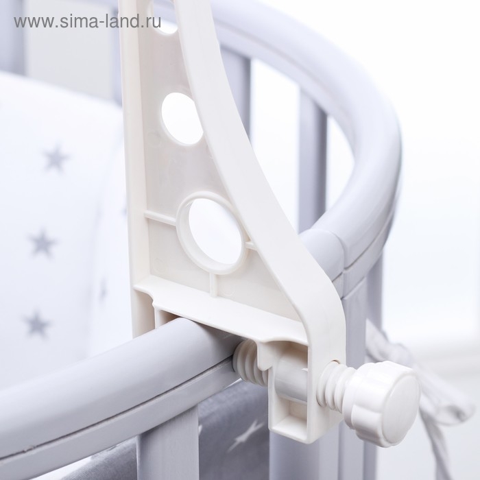 Мобиль музыкальный на кроватку &laquo;Мишки на кольце&raquo;, заводной, наклейка МИКС, Крошка Я