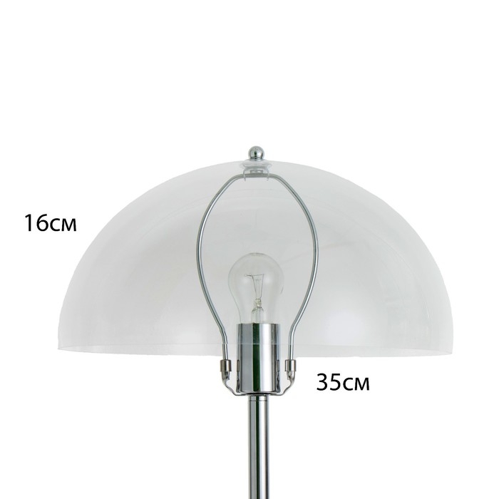 Торшер "Байхаус" Е27 15Вт прозрачный 35х35х150см