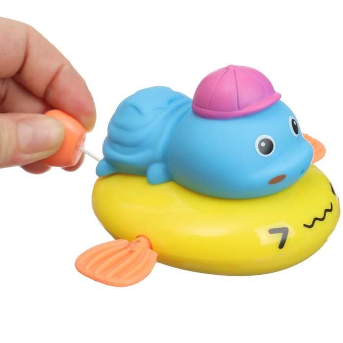 Заводная игрушка для ванны с брызгалкой &laquo;Черепашка&raquo;, Крошка Я