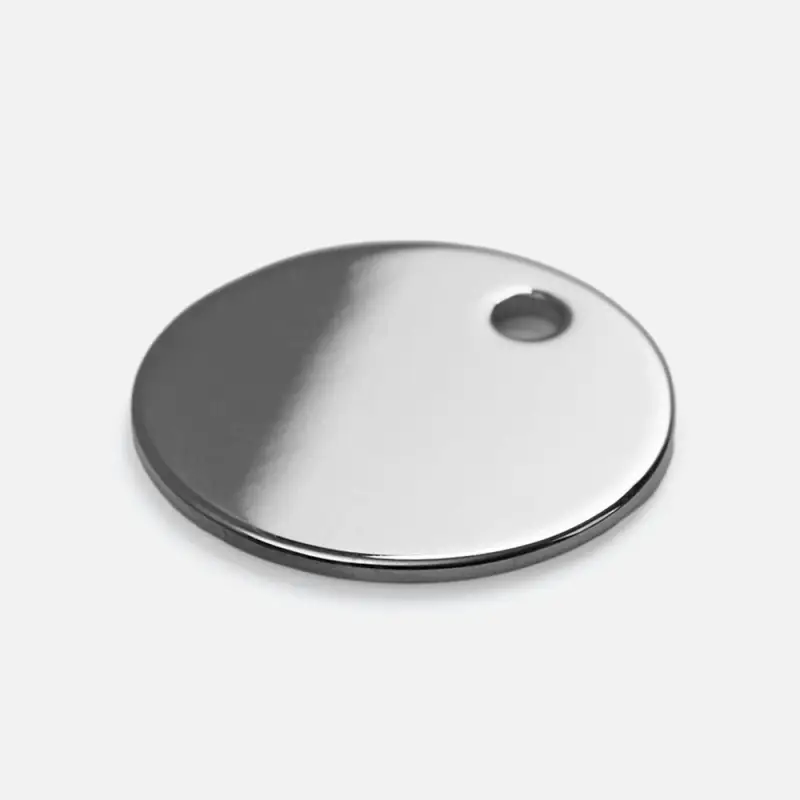 Шильдик металлический Alfa Sirkel, серебристый глянцевый