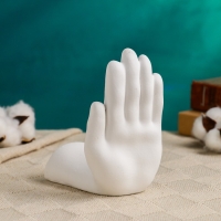 Держатель-подставка для книг "Рука", 15см, белый Держатель-подставка для книг "Рука", 15см, белый