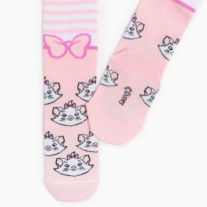 Колготки детские &laquo;Мари&raquo;, Коты аристократы, рост 92-98 см, цвет белый/розовый