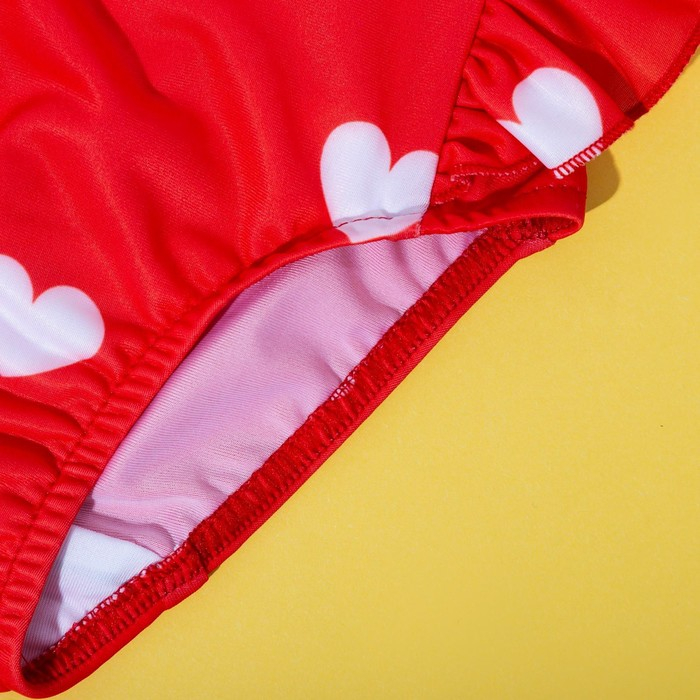 Купальник детский KAFTAN &laquo;Сердца&raquo;, рост 86-92 (28)