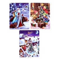 Набор пазлов в рамке &laquo;Здравствуй, Новый год&raquo;, 35, 42, 54 детали, в пакете