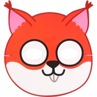 Набор карнавальных масок Синий трактор 5 шт.