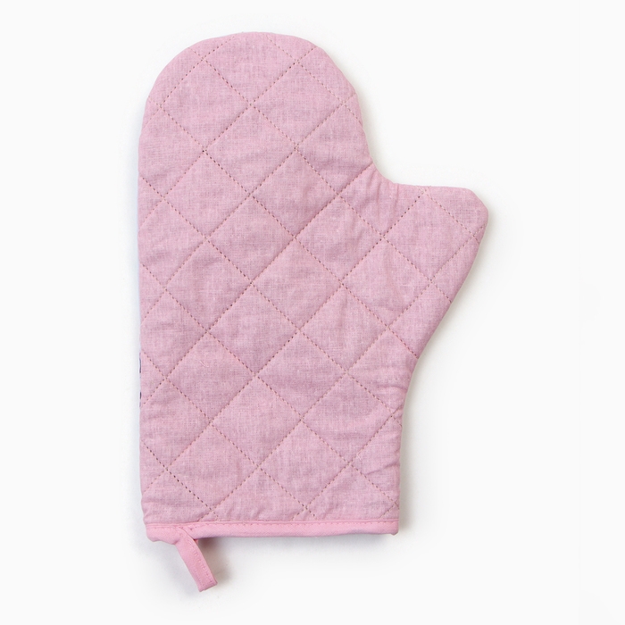 Кухонный набор &laquo;Улыбнись&raquo;, варежка-прихватка 20х28 см, лопатка деревянная