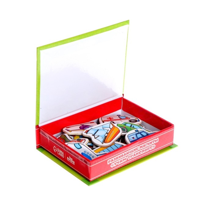 Развивающие магниты &laquo;Транспорт&raquo;, 15 шт.