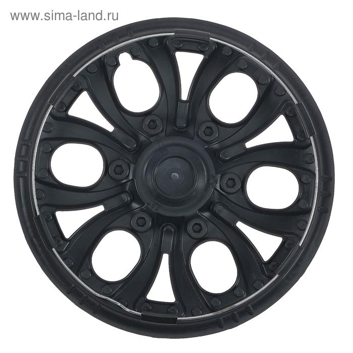 Колпаки колесные R13 Колпаки колесные R13 "Пилот", серебристый, набор 4 шт