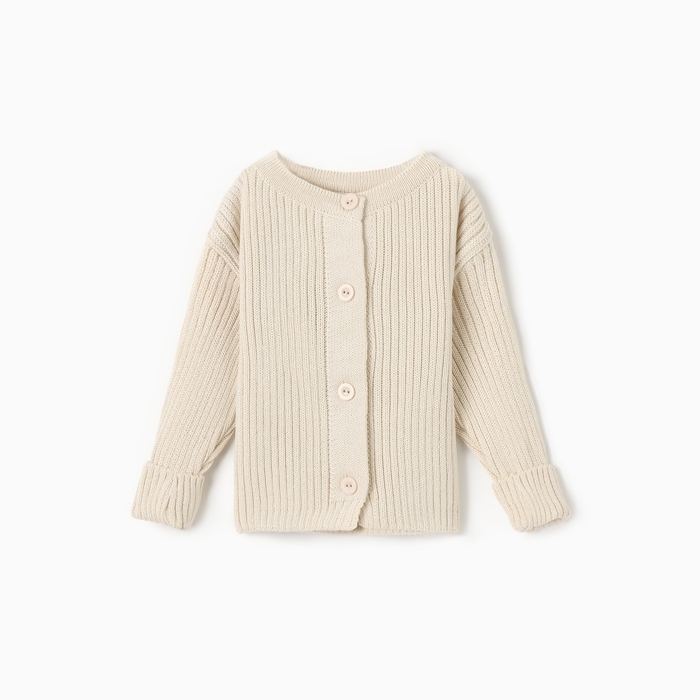 Джемпер вязаный Крошка Я, р.74-80, бежевый Джемпер вязаный Крошка Я, р.74-80, бежевый