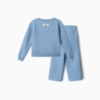 Костюм детский с начёсом (свитшот, брюки) KAFTAN Кролик р.30 (98-104), голубой Костюм детский с начёсом (свитшот, брюки) KAFTAN Кролик р.30 (98-104), голубой