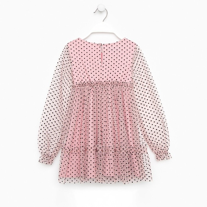 Платье сетка KAFTAN, р. 36 (134-140 см), розовый