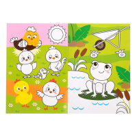 Раскраска многоразовая набор &laquo;Рисуй-стирай. Мир животных&raquo; 2 шт. по 12 стр.