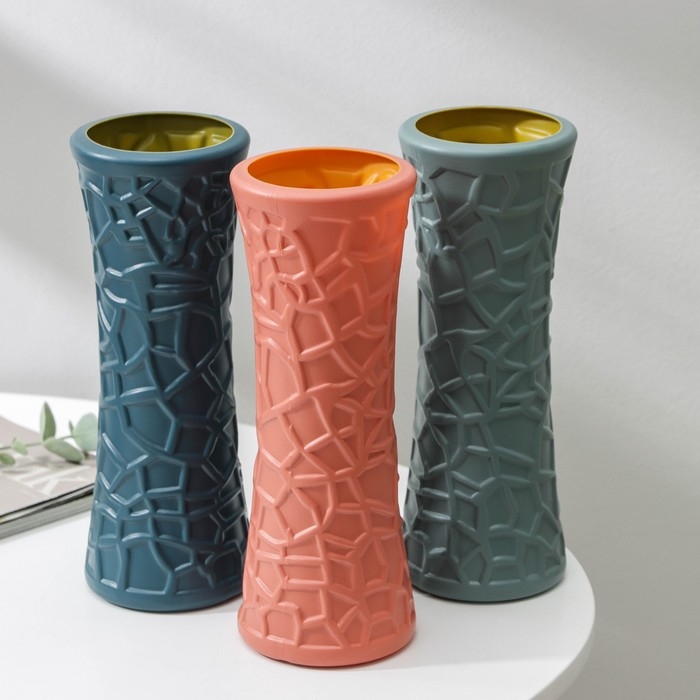 Ваза для цветов, 8,2×22 см, 650 мл, цвет МИКС Ваза для цветов, 8,2×22 см, 650 мл, цвет МИКС