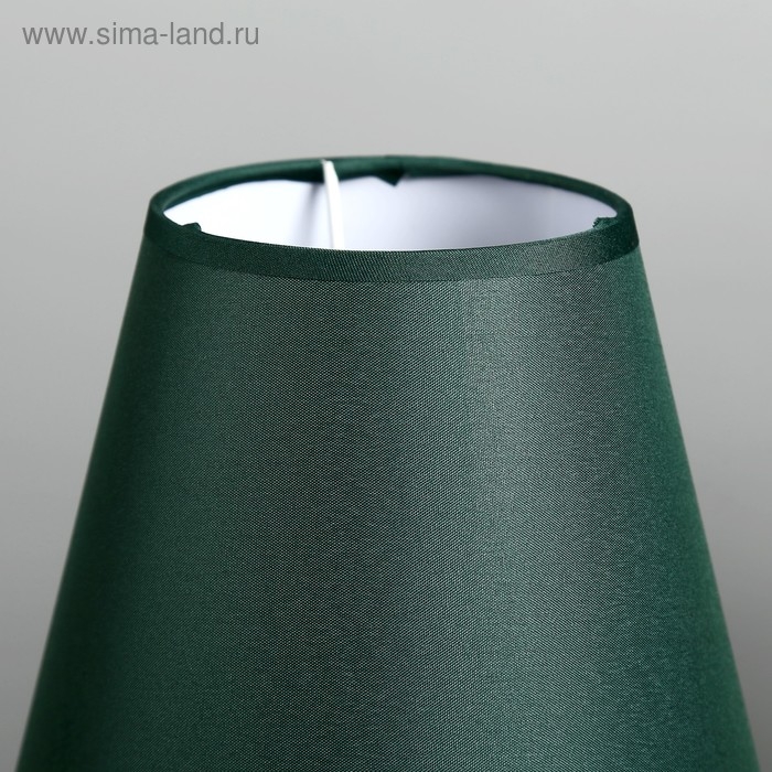 Лампа настольная "Зеленый мрамор" Е14 1х40Вт зеленый 15х15х27 см