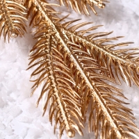 Декор &laquo;Веточка ели золотистая&raquo;