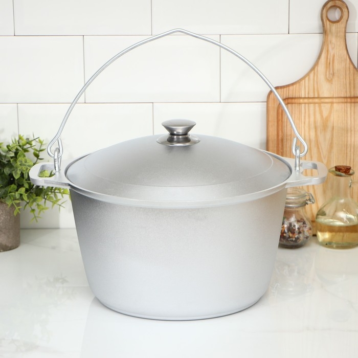 Котел походный, 8 л, алюминиевая крышка Котел походный, 8 л, алюминиевая крышка