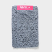 Коврик Доляна «Пушистик», 50×80 см, цвет серый Коврик Доляна «Пушистик», 50×80 см, цвет серый