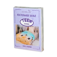 Комплект постельного белья АДЕЛЬ «Признание» 1,5сп, 145х214 см, 145х214 см, 70х70см -1шт, поплин 110г/м, хлопок Комплект постельного белья АДЕЛЬ «Признание» 1,5сп, 145х214 см, 145х214 см, 70х70см -1шт, поплин 110г/м, хлопок