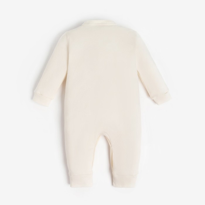 Комбинезон Крошка Я "Merry Xmas", рост 80-86 см, цвет бежевый