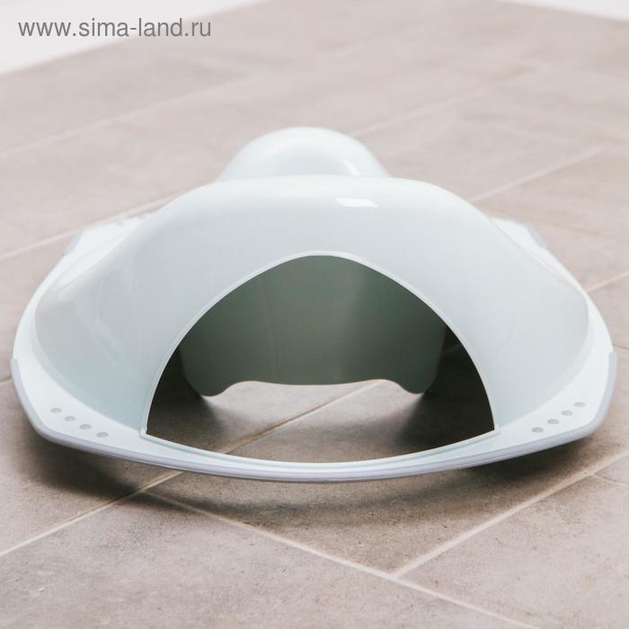 Детская накладка - сиденье на унитаз &laquo;Слоник&raquo; антискользящая, цвет голубой