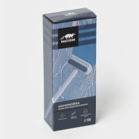 Щётка для окон Raccoon, длина 44 см, велюровая насадка 18,2&times;6,5 см, щётка для одежды 18,2&times;2 см, пластиковая щётка 2&times;14,5 см, силиконовый сгон 18,2 см