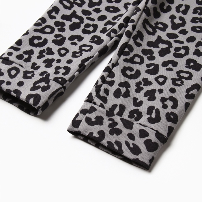 Костюм: толстовка и брюки Крошка Я Trendy grey, рост 68-74 см