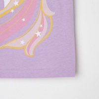 Футболка детская KAFTAN "Самая красивая" р.28 (86-92), сиреневый