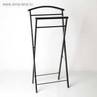 Вешалка костюмная «Контур малый», 35,5×23,5×76 см, цвет чёрный Вешалка костюмная «Контур малый», 35,5×23,5×76 см, цвет чёрный