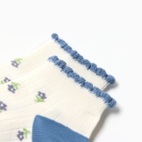 Носки детские "Цветы" MINAKU, цв.белый (4-8 лет) Носки детские "Цветы" MINAKU, цв.белый (4-8 лет)