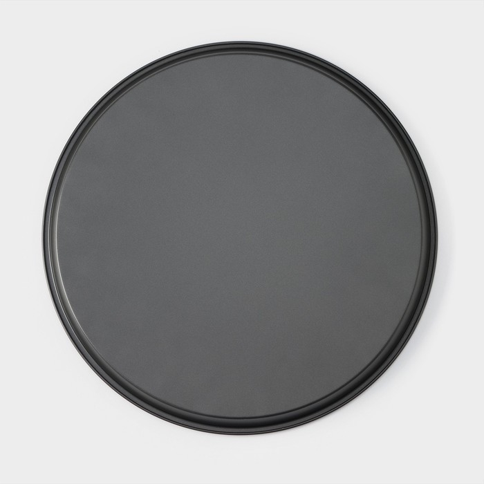 Набор форм для выпечки пиццы Доляна «Жаклин. Пицца», 3 предмета: d=23,5/26/29,5 см, антипригарное покрытие, цвет чёрный Набор форм для выпечки пиццы Доляна «Жаклин. Пицца», 3 предмета: d=23,5/26/29,5 см, антипригарное покрытие, цвет чёрный