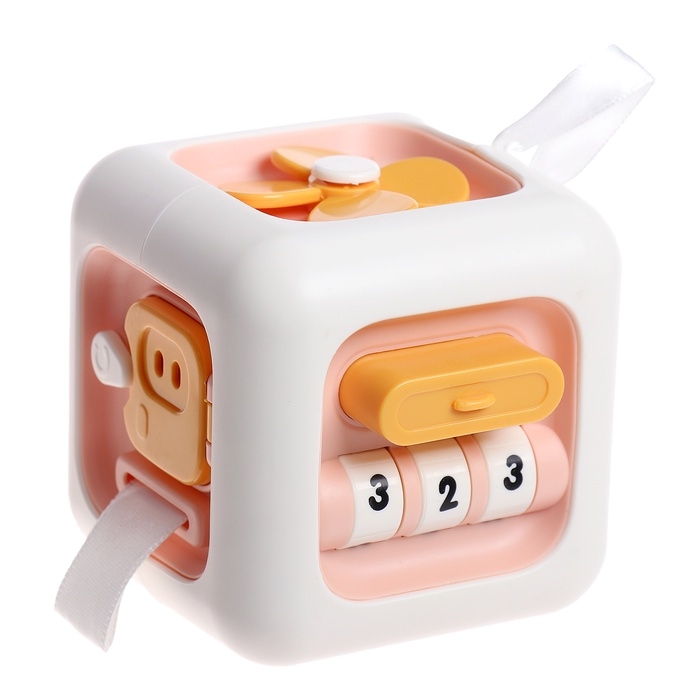 Развивающая игрушка для малышей «Бизикуби», подвижные элементы, звуковые эффекты Развивающая игрушка для малышей «Бизикуби», подвижные элементы, звуковые эффекты