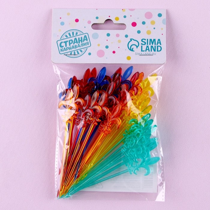 Шпажки для канапе &laquo;Лилия&raquo;, в наборе 50 штук