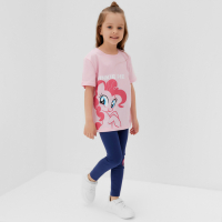 Футболка детская "Pinkie Pie", Мой маленький пони, рост 122-128, розовый