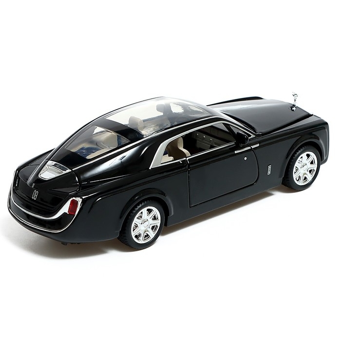 Машина металлическая «Купе», 1:24, открываются двери, капот, багажник, инерция, цвет чёрный Машина металлическая «Купе», 1:24, открываются двери, капот, багажник, инерция, цвет чёрный