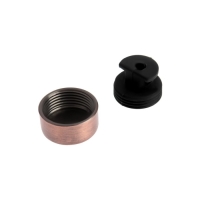 Зеркалодержатель (арт.1189), d=17 мм, без сверления, цвет медь, 4 шт. Зеркалодержатель (арт.1189), d=17 мм, без сверления, цвет медь, 4 шт.