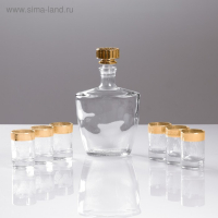 Мини-бар "Фрегат" барокко, 7 предметов, 500/50 мл