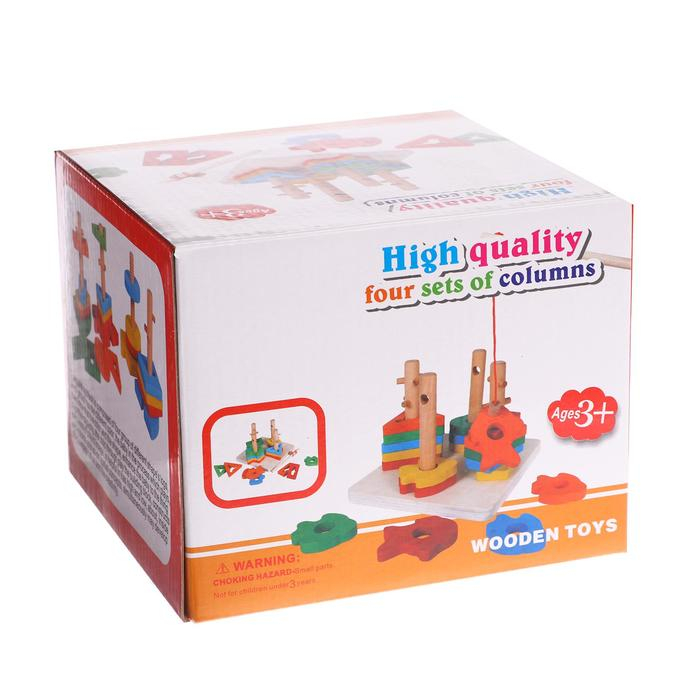 Пирамидка логическая «Пазл» Пирамидка логическая «Пазл»