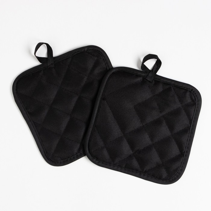 Кухонный набор (2 предмета) Этель LoveLife &laquo;Кошечка&raquo;, прихватка 17х17 см - 2 шт, 100% п/э